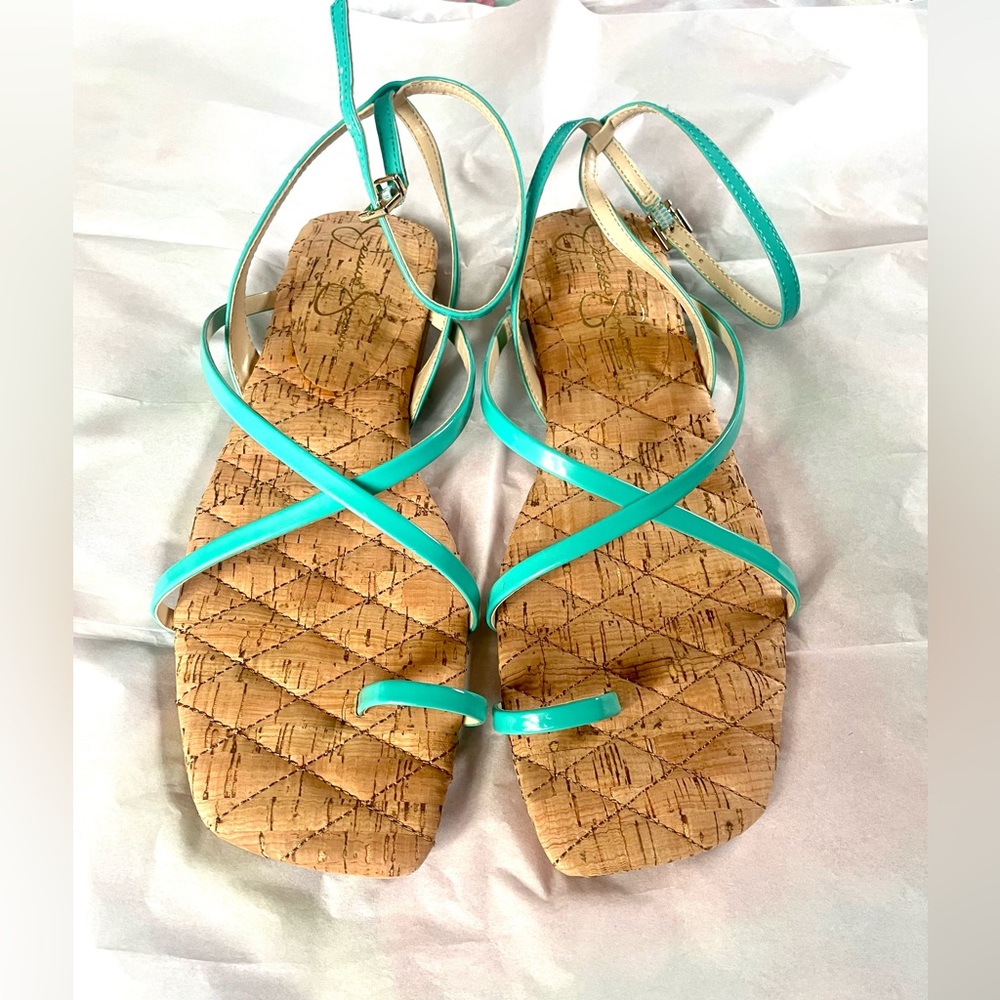 New Jessica  Simpson Sandals Aqua Reyna Size 10